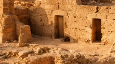 Ancient ruins and traditional landscape representing Siwa Oasis culture in Egypt