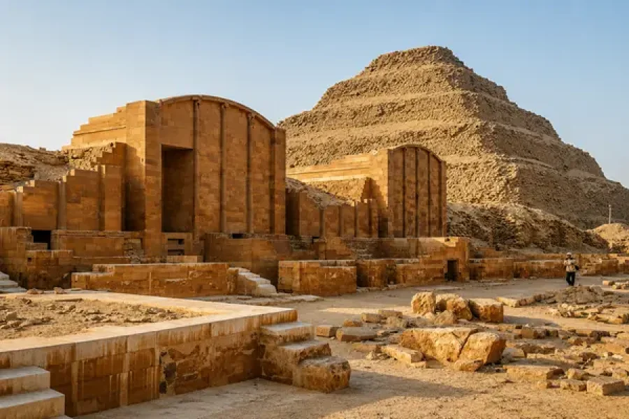 Dahshur, Memphis and Saqqara Private Day Tour – Step Pyramid of Saqqara and ancient Memphis ruins